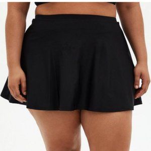 TORRID BLACK SWIM SKIRT SIZE 3X